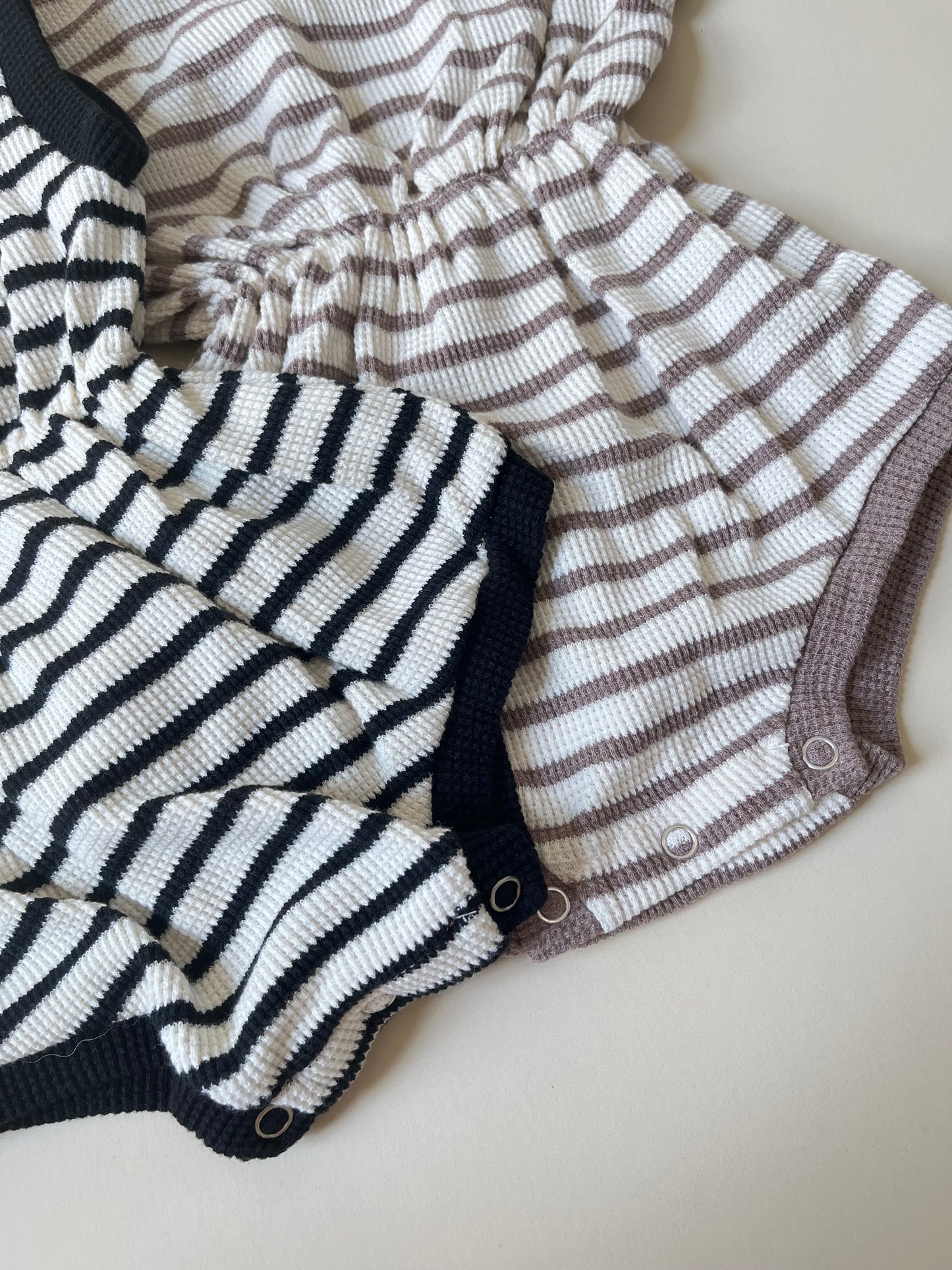 STRIPES WAFFLE BODYSUIT