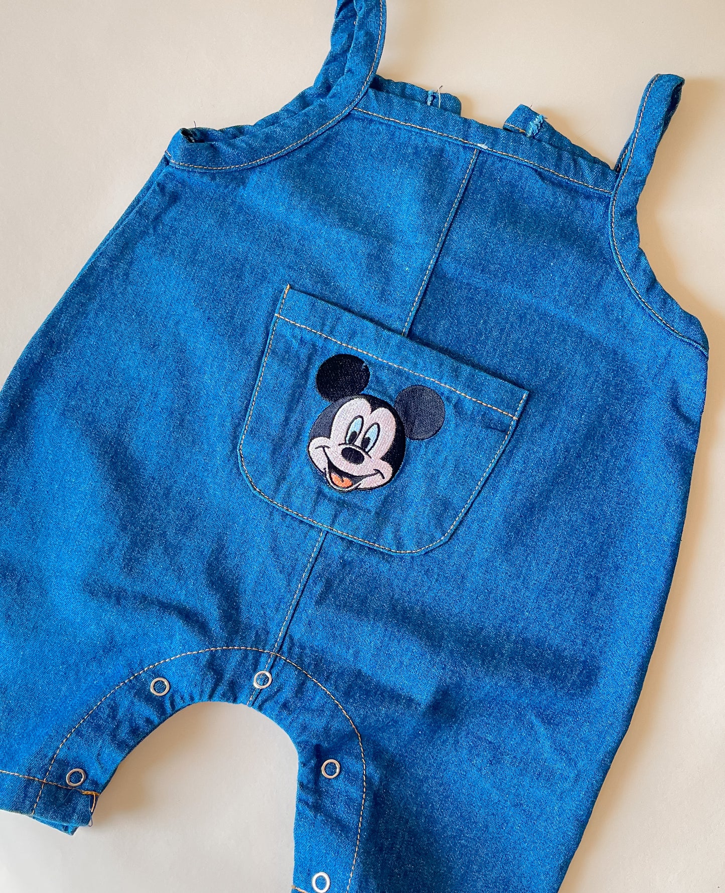 POCKET M EMBROIDERY OVERALLS