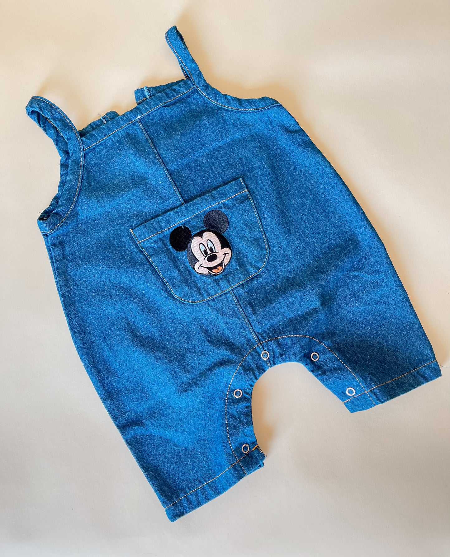 POCKET M EMBROIDERY OVERALLS