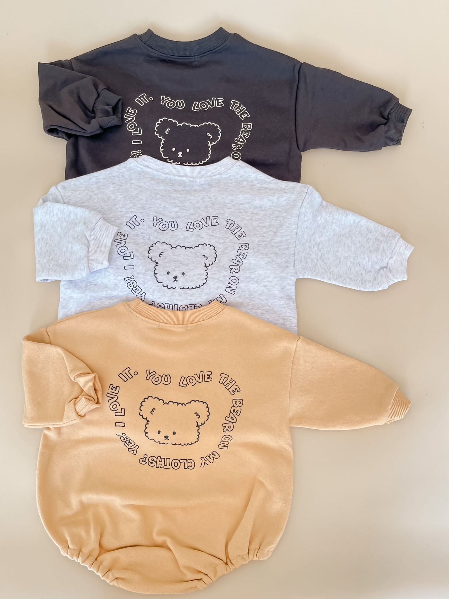 TEDDY LETTERING BODYSUIT